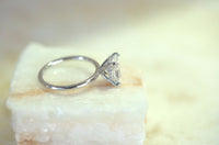 2.09ct Cushion Lab Diamond Engagement Ring